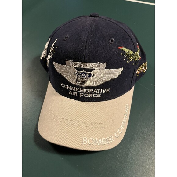 NEW Commemorative Air Force USAF Ghost Squadron Bomber Command Hat Adjustable - Picture 1 of 7